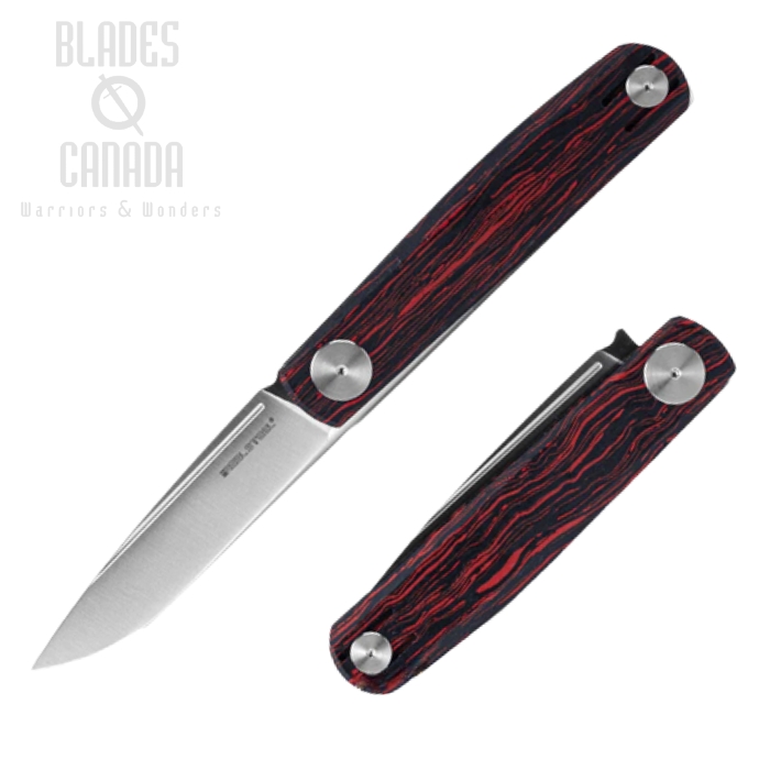 Real Steel Gslip Slipjoint Folding Knife, VG10, G10 Black/Red, 7865OR (image for) Real Steel Gslip Slipjoint Folding Knife, VG10, G10 Black/Red, 7865OR